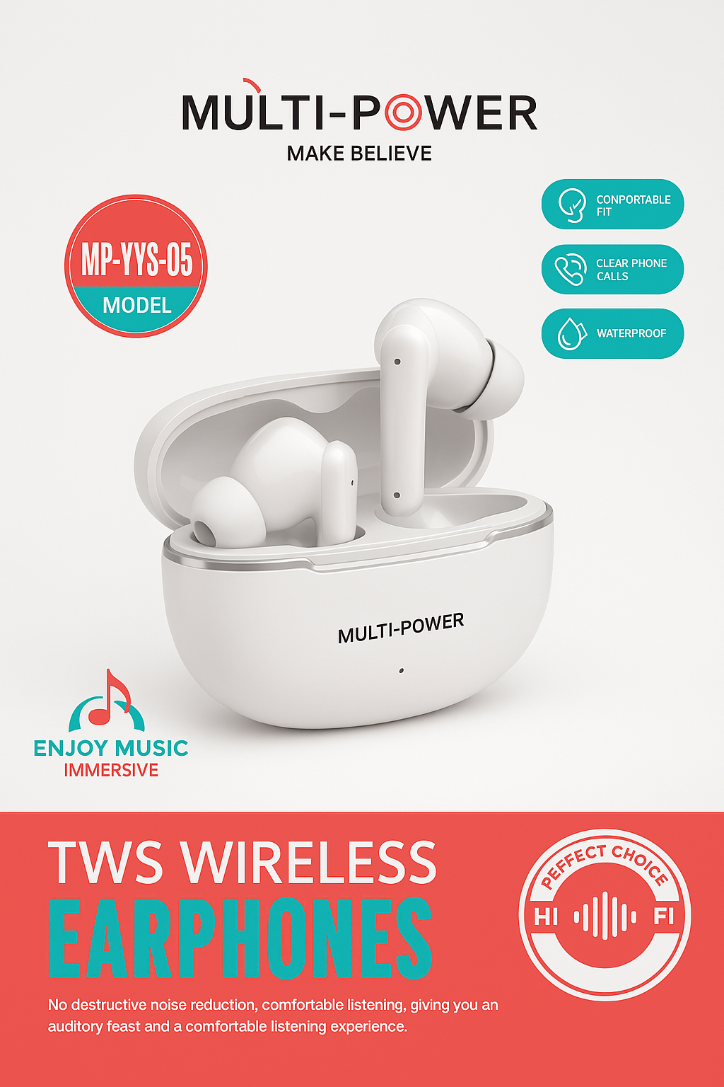 Wireless Stereo Earbuds | MP-YYS-05