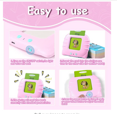 Interactive Flashcard Reader for Kids - 112 Cards